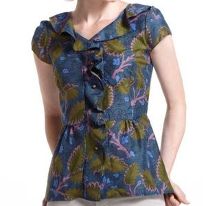 Anthropologie Tops - Anthropologie | Vanessa Virginia | Ruffle Blouse 8 Anthropologie Tops - Anthropologie | Vanessa Virginia | Ruffle Blouse 8